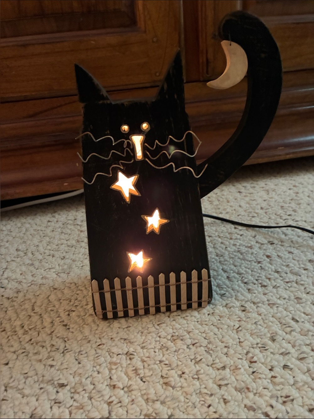 Black Cat Light Décor for Cats